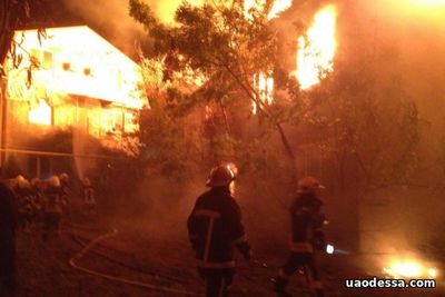 Охрана: Санаторий Красные зори в Одессе подожгли